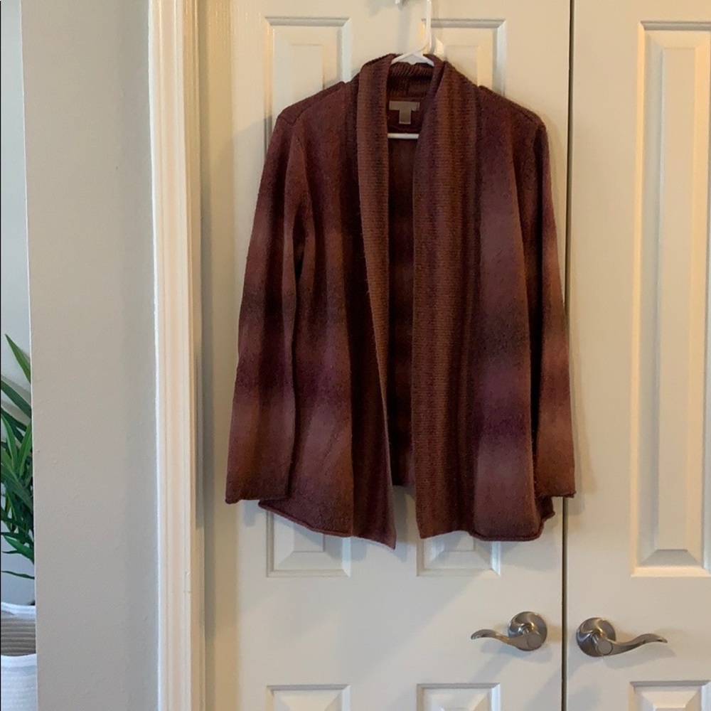 White stag open cardigan